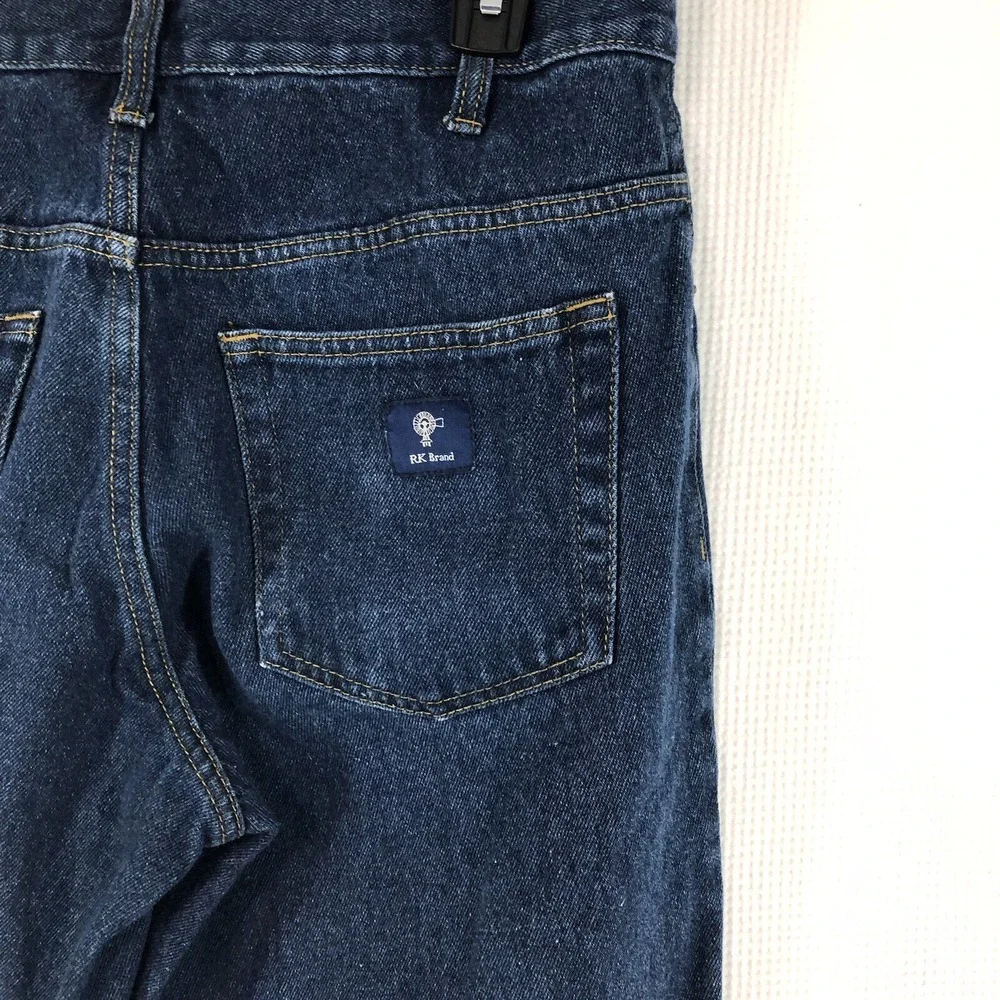 RK brand jeans‎ men's 34 x 30 blue denim 100% cotton boot work wear dadcore